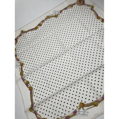 Celine Beige Silk Scarf image 3