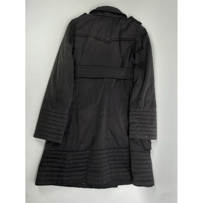 Burberry Sandringham Black Polyester Trench Coat image 4