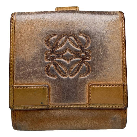 Loewe Brown Leather Purse image 1