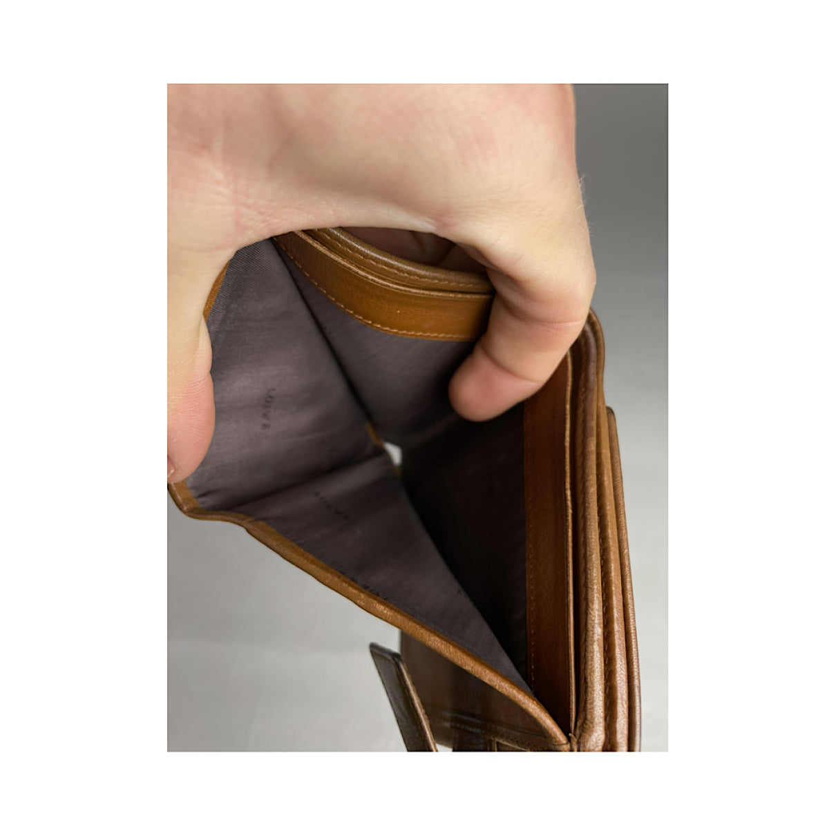 Loewe Brown Leather Purse image 4