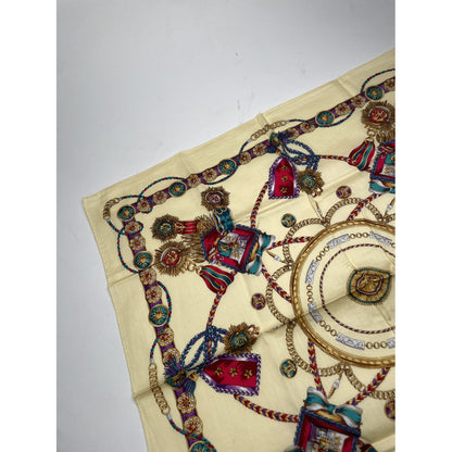 Celine Yellow Silk Scarf image 4