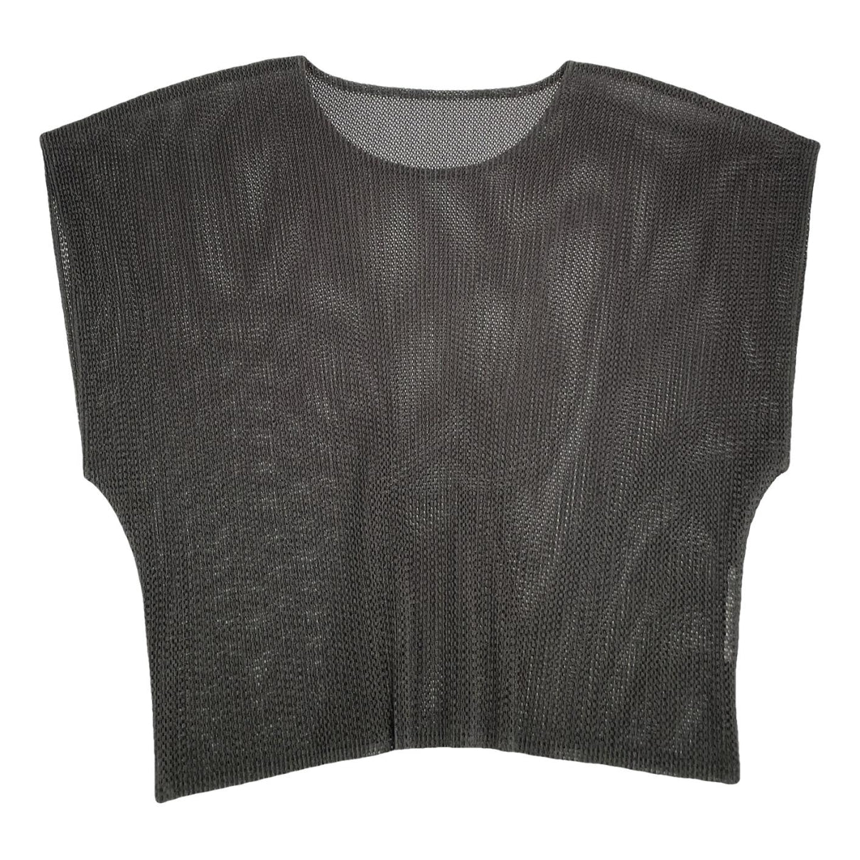 Pleats Please Anthracite Synthetic Top image 1