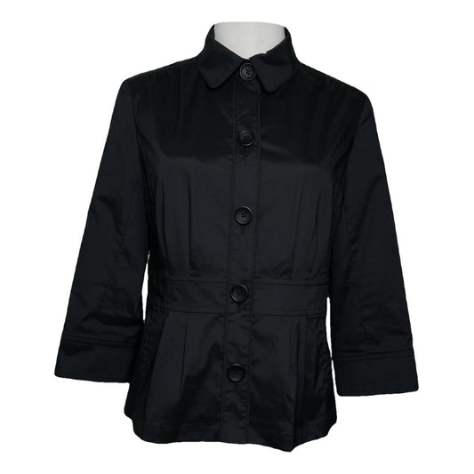 Courrèges Black Polyester Trench Coat image 1