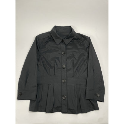 Courrèges Black Polyester Trench Coat image 2