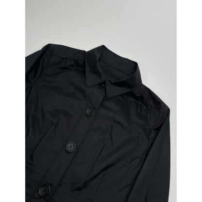 Courrèges Black Polyester Trench Coat image 3