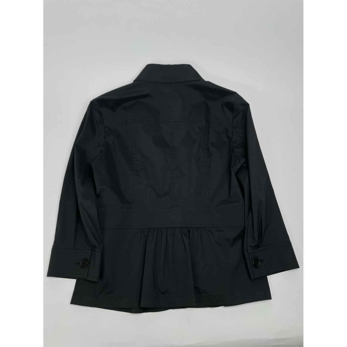 Courrèges Black Polyester Trench Coat image 4