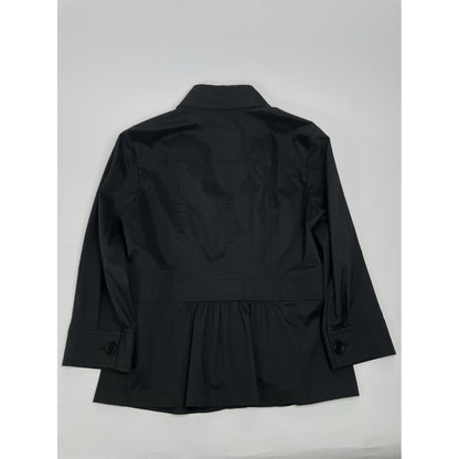 Courrèges Black Polyester Trench Coat image 4