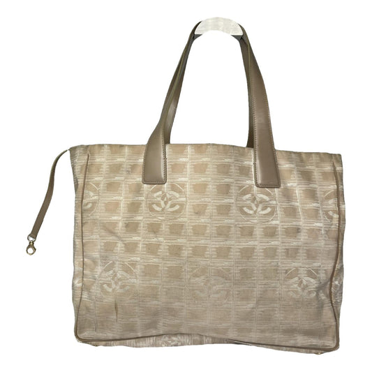 Chanel Beige Polyester Handbag image 1