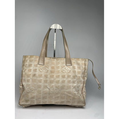 Chanel Beige Polyester Handbag image 4