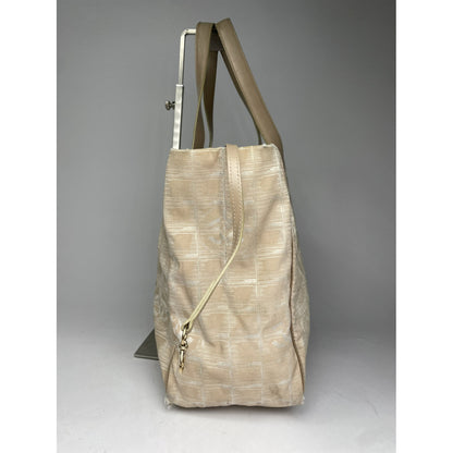 Chanel Beige Polyester Handbag image 5