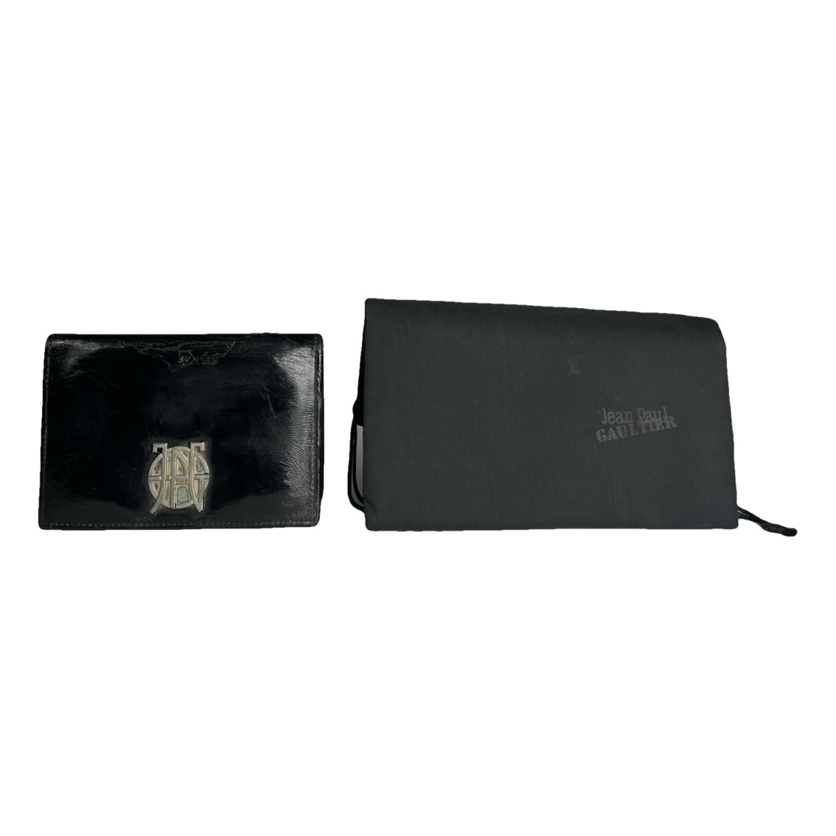 Jean Paul Gaultier Black Patent Leather Purse image 1