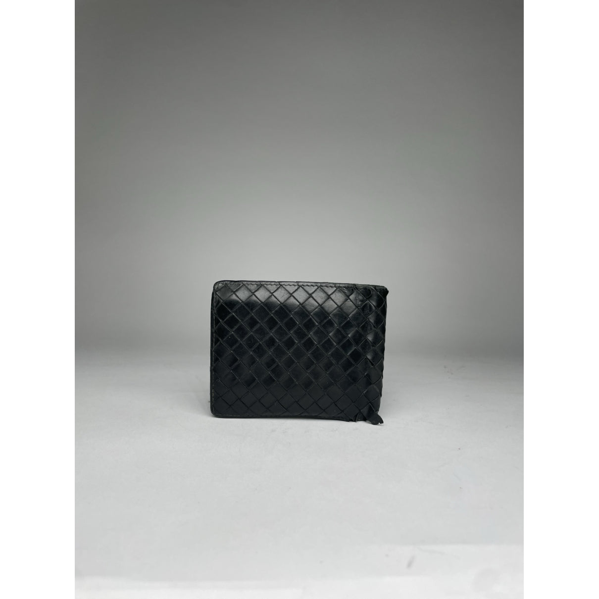 Bottega Veneta Black Leather Purse image 3
