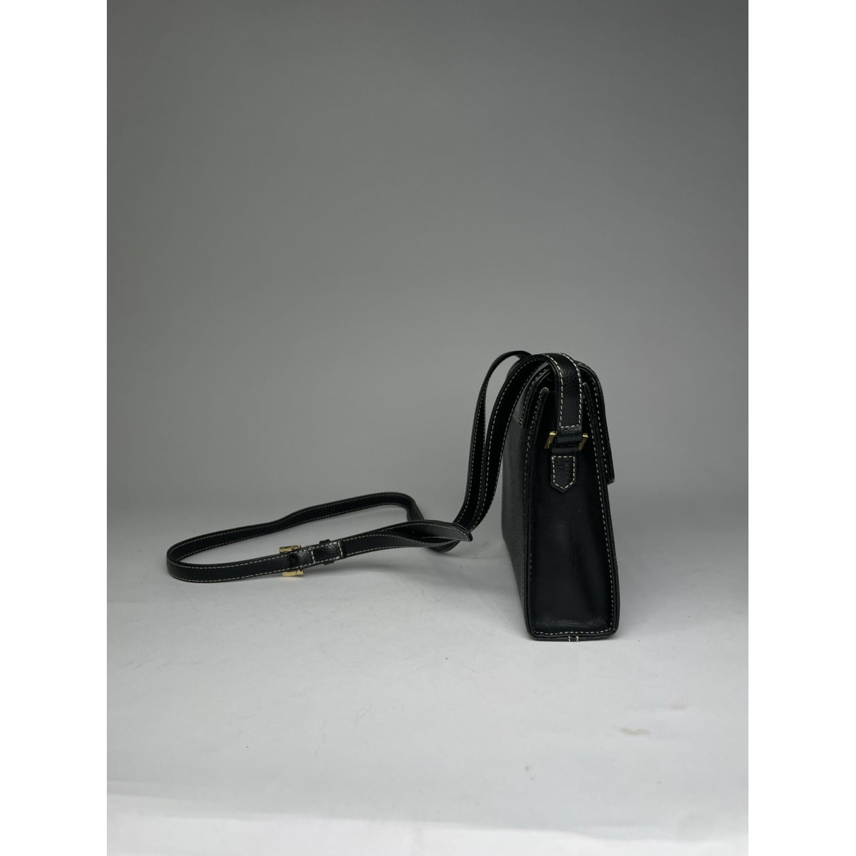 Courrèges Black Leather Handbag image 4