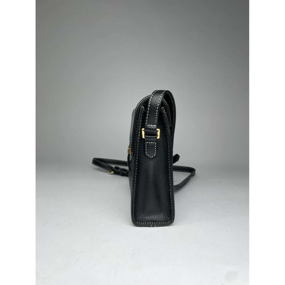 Courrèges Black Leather Handbag image 5