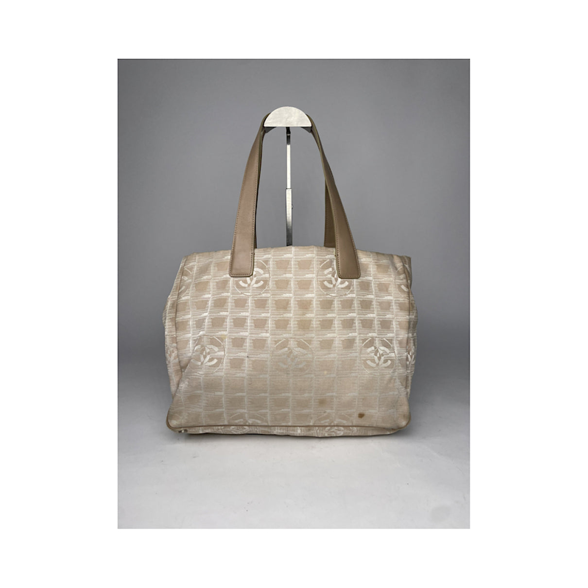 Chanel Beige Polyester Handbag image 4