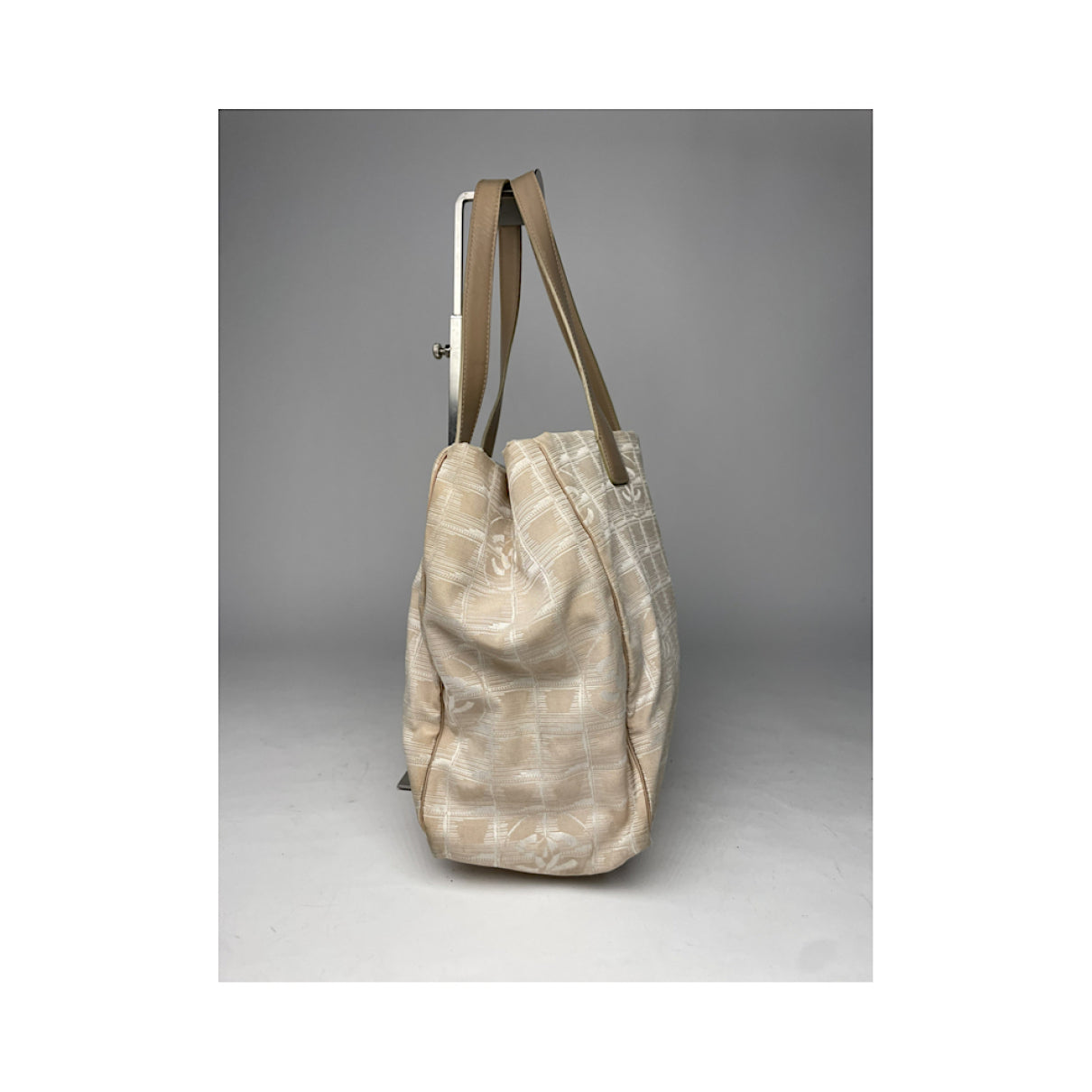 Chanel Beige Polyester Handbag image 5