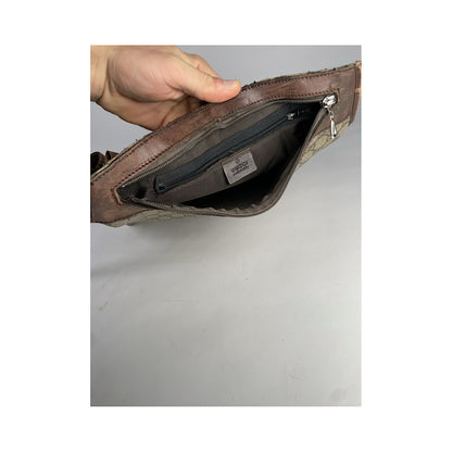 Gucci Ophidia Cut Out Grey Leather Handbag image 2