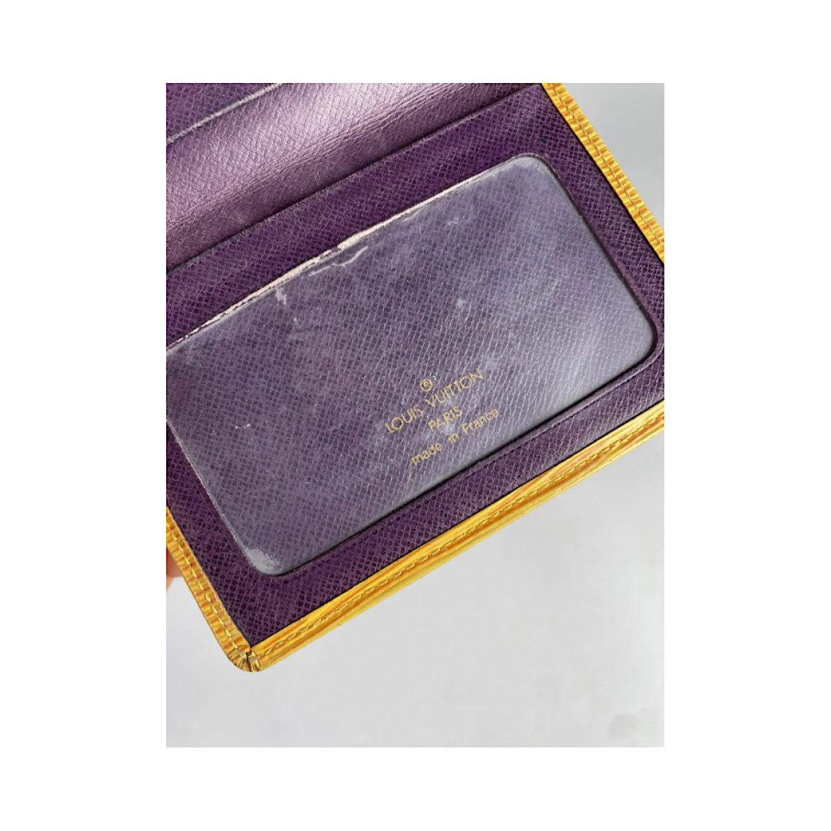 Louis Vuitton Yellow Leather Purse image 4