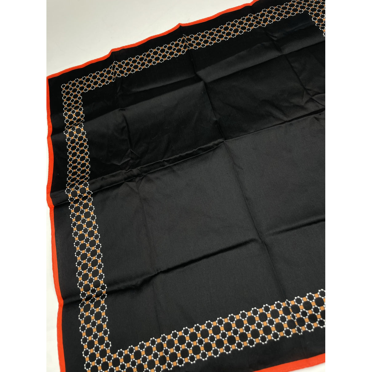 Celine Black Silk Scarf image 3