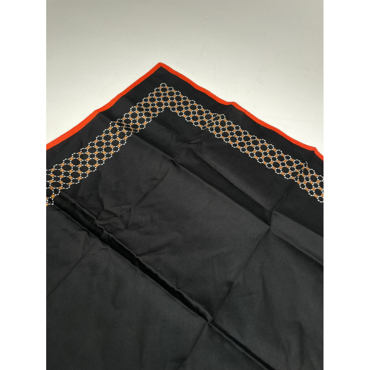 Celine Black Silk Scarf image 4