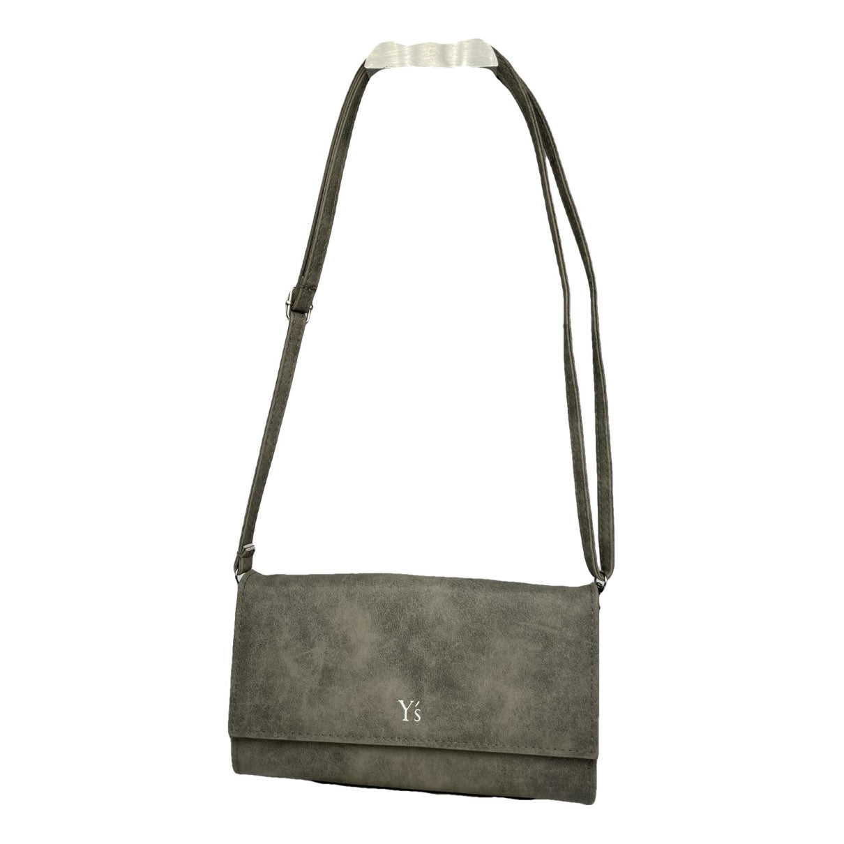Y's Grey Suede Handbag image 1