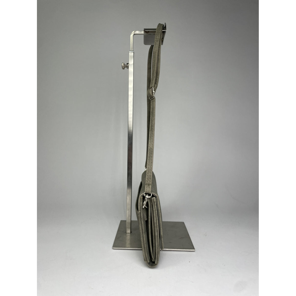 Y's Grey Suede Handbag image 2