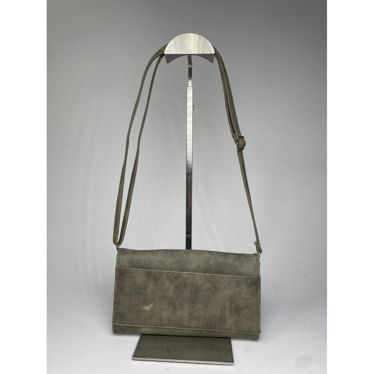 Y's Grey Suede Handbag image 4