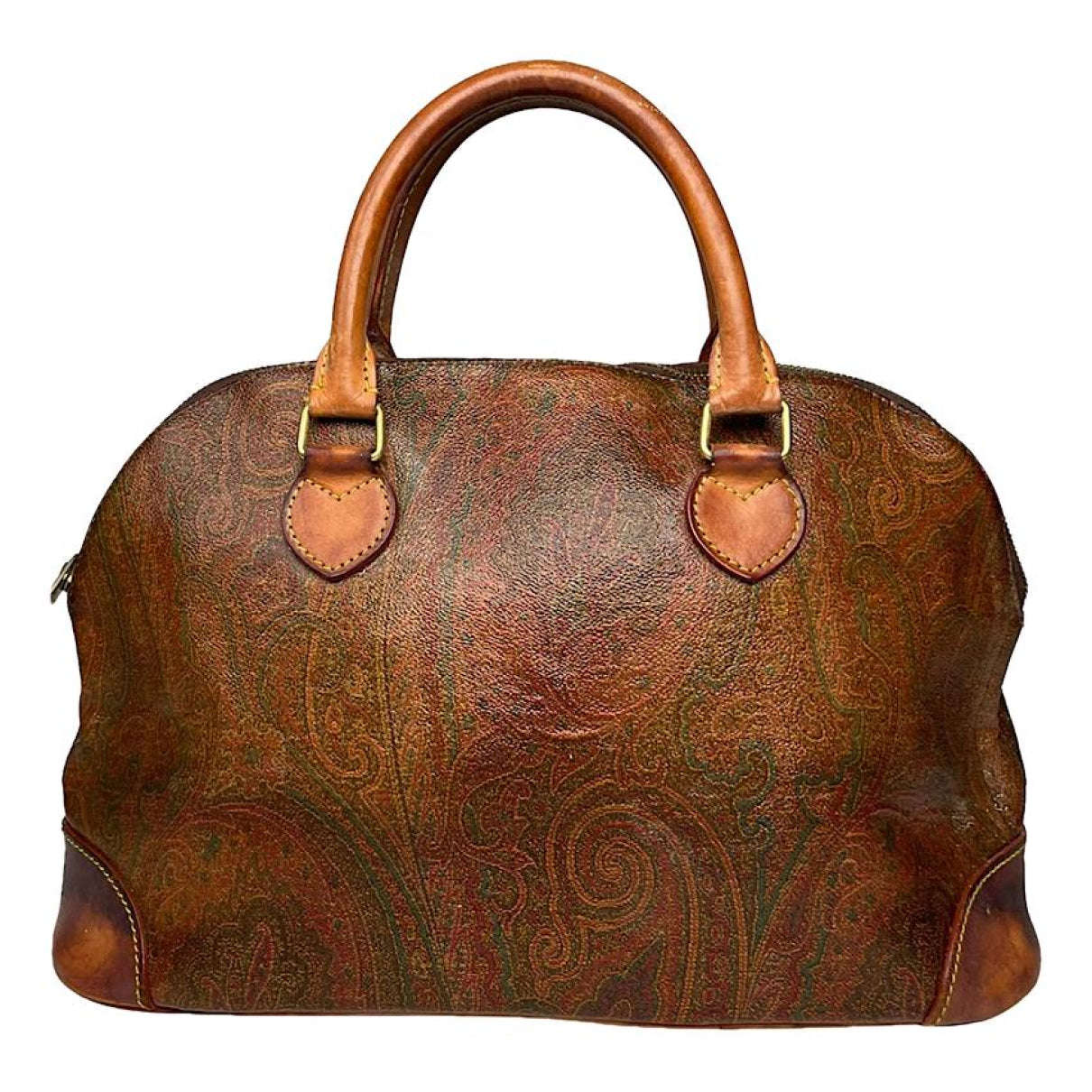 Etro Brown Leather Handbag image 1