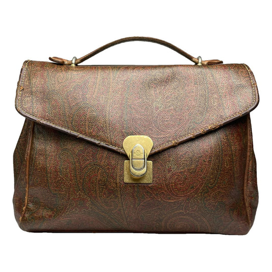 Etro Brown Leather Handbag image 1