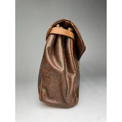 Etro Brown Leather Handbag image 5