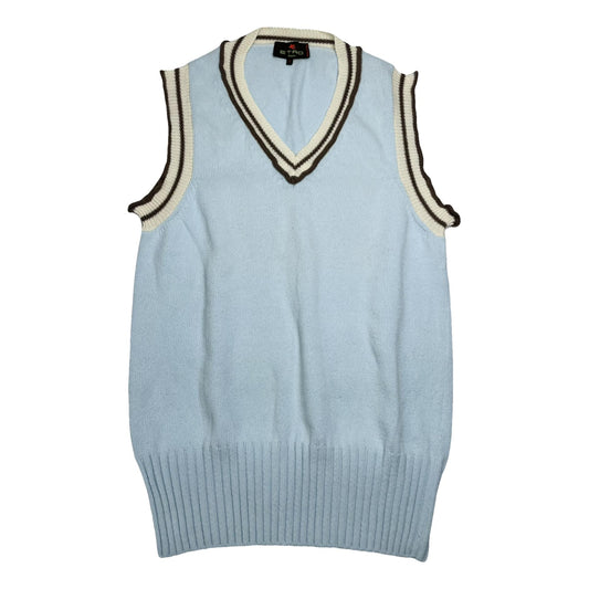 Etro Turquoise Cotton Knitwear image 1