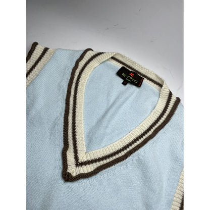 Etro Turquoise Cotton Knitwear image 2
