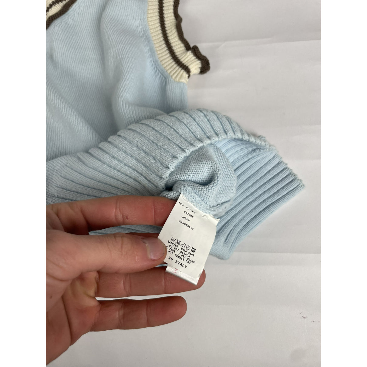 Etro Turquoise Cotton Knitwear image 4