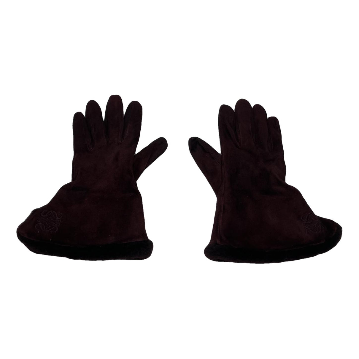 Loewe Purple Leather Glove image 1
