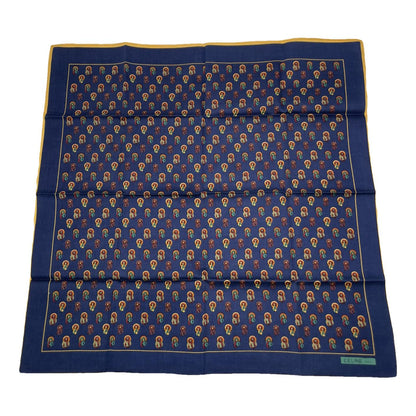 Celine Navy Silk Scarf image 1