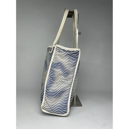 Chanel Deauville White Cotton Handbag image 5