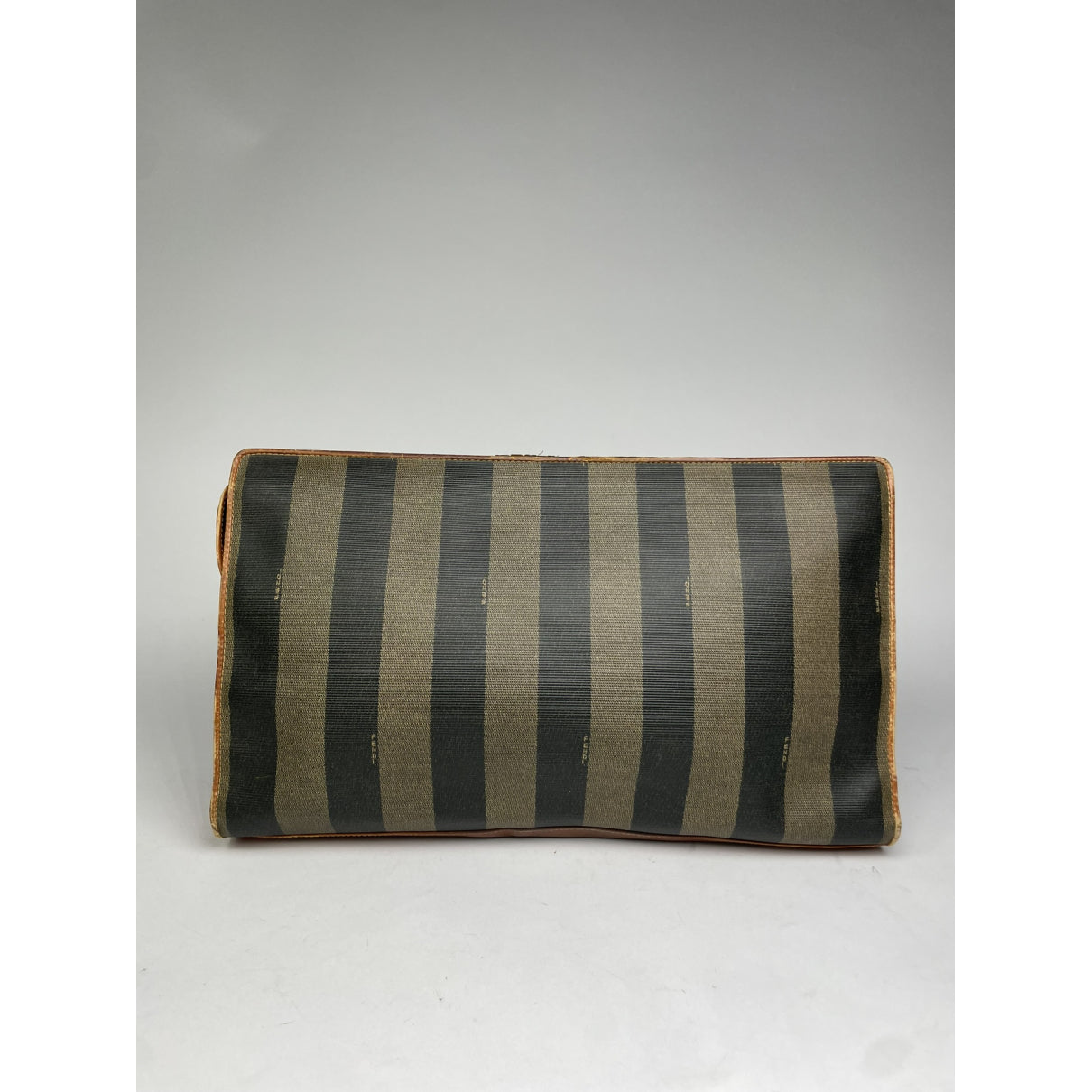 Fendi Baguette Brown Leather Clutch Bag image 4