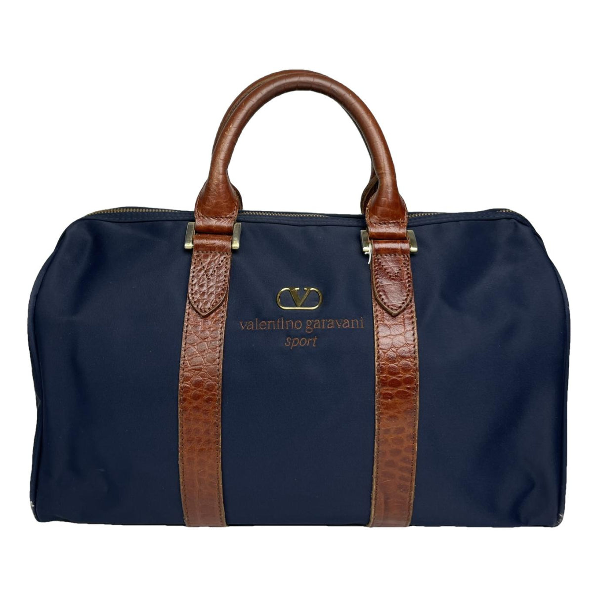 Valentino Garavani Navy Polyester Handbag image 1