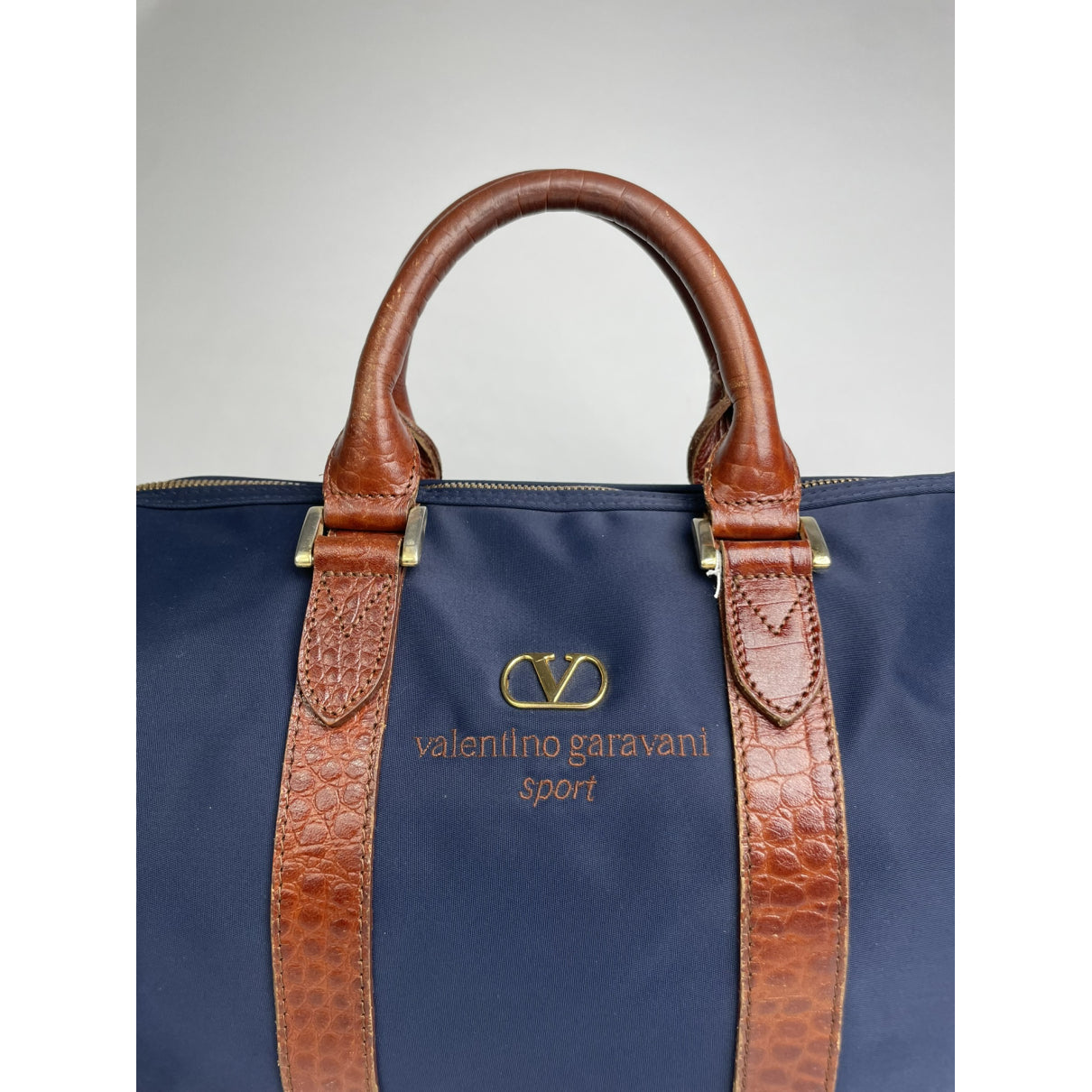 Valentino Garavani Navy Polyester Handbag image 2