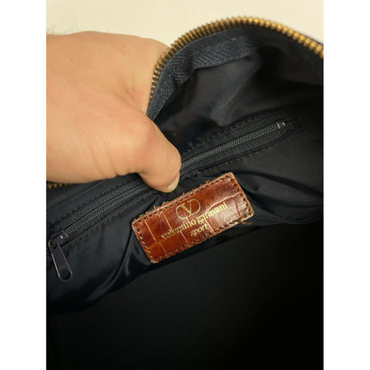 Valentino Garavani Navy Polyester Handbag image 3