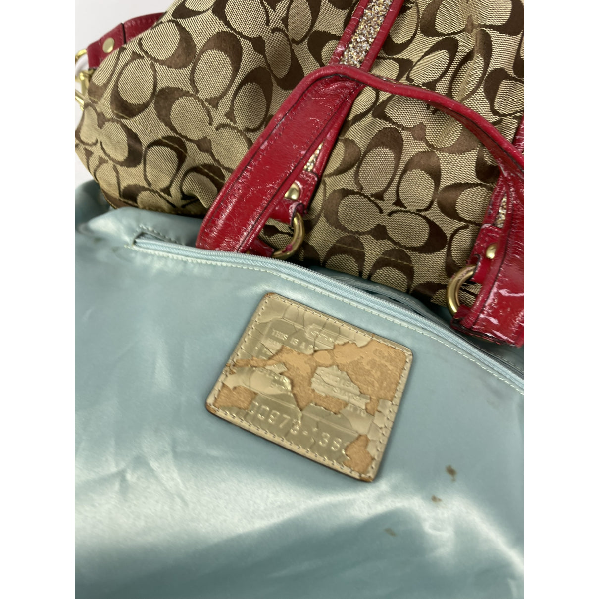 Coach Signature Sufflette Handbag image 3