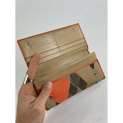 Vivienne Westwood Orange Leather Wallet image 3