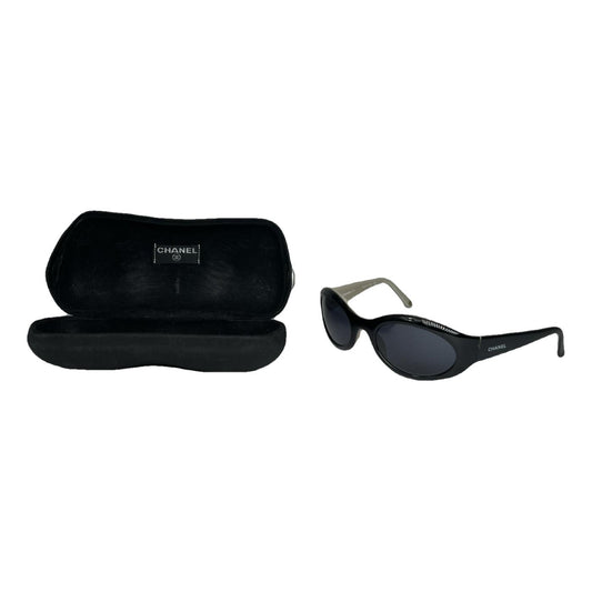 Chanel Black Plastic Sunglasses image 1