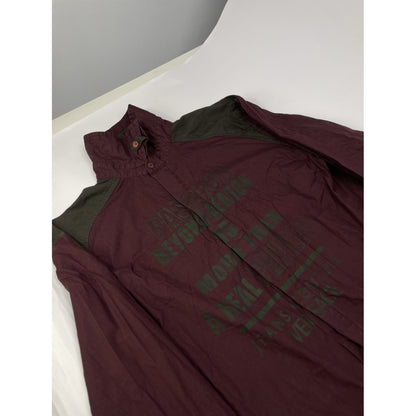 Versace Jeans Couture Burgundy Cotton Shirt image 2