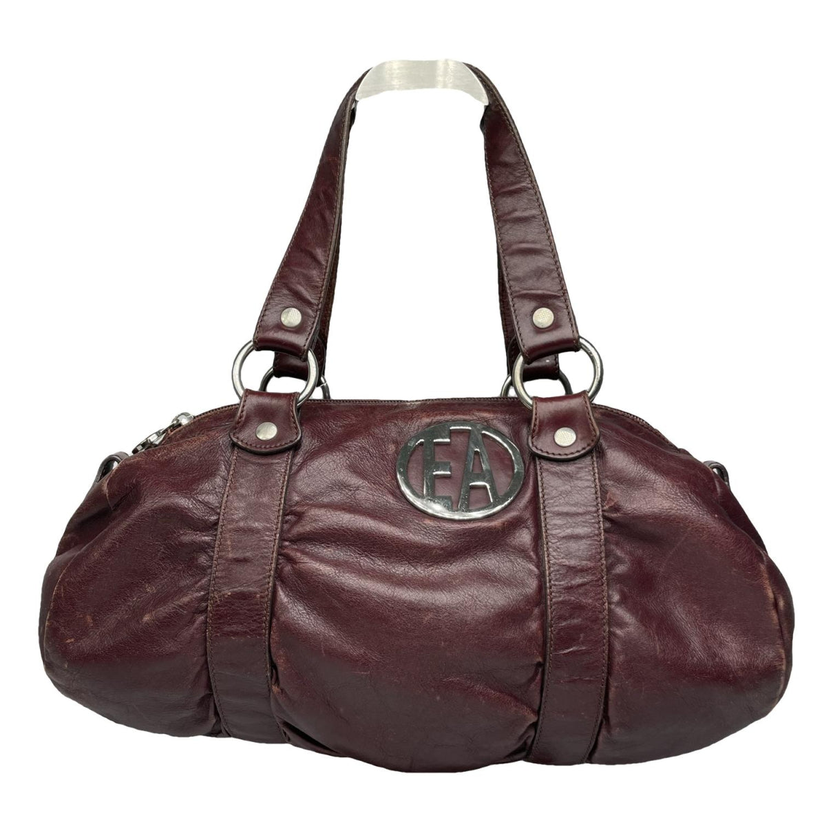 Emporio Armani Purple Leather Handbag image 1