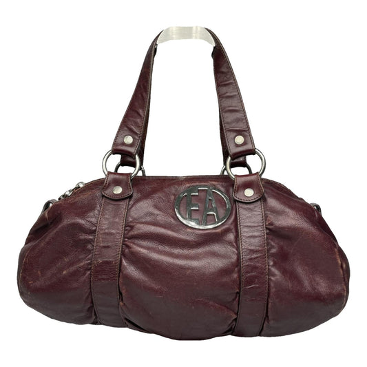 Emporio Armani Purple Leather Handbag image 1
