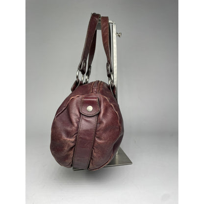 Emporio Armani Purple Leather Handbag image 3