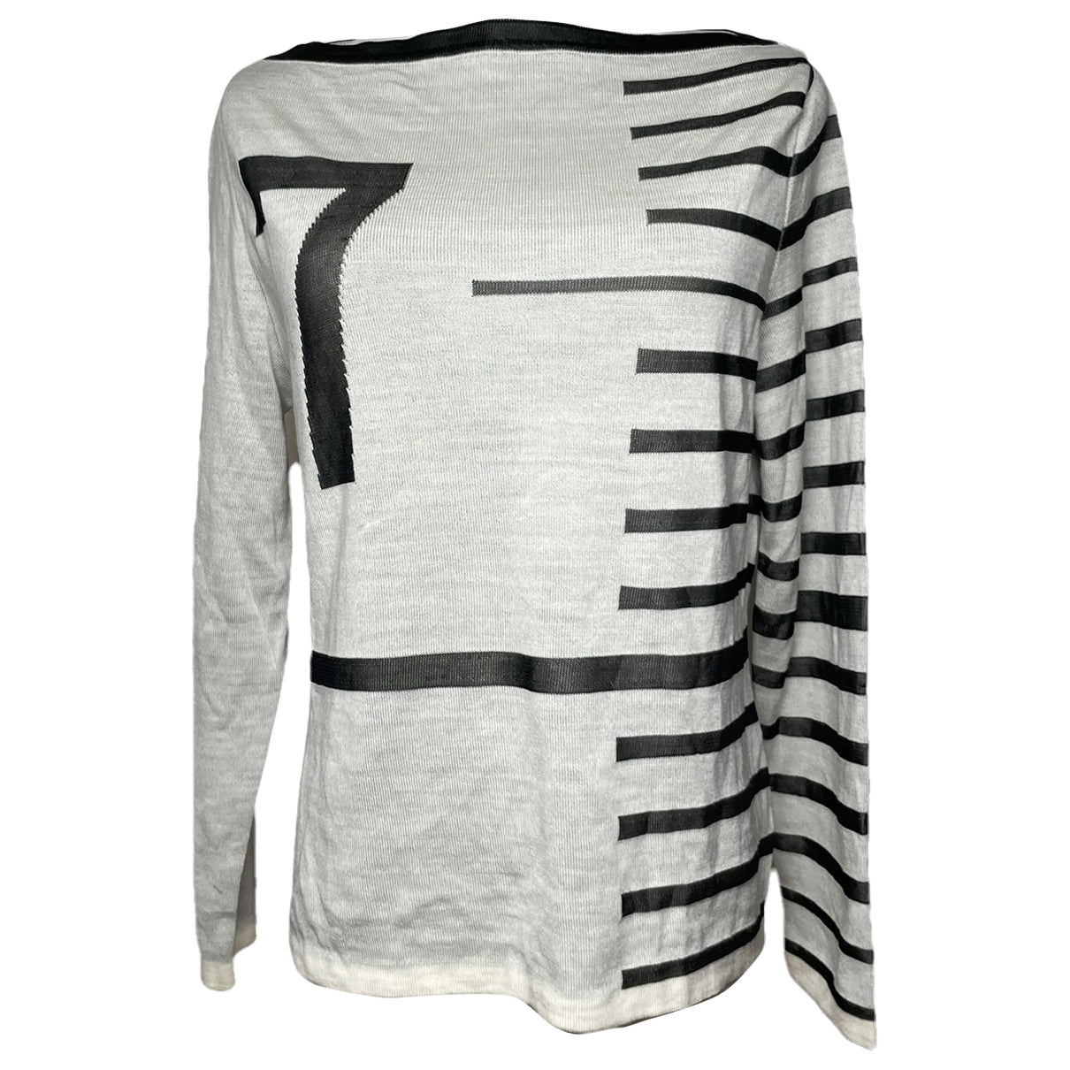 Jean Paul Gaultier Silver Cotton Knitwear image 1