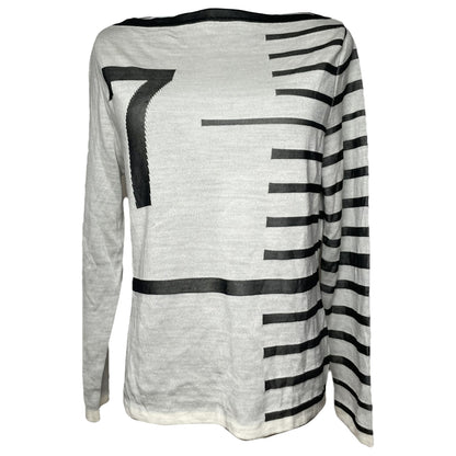 Jean Paul Gaultier Silver Cotton Knitwear image 1