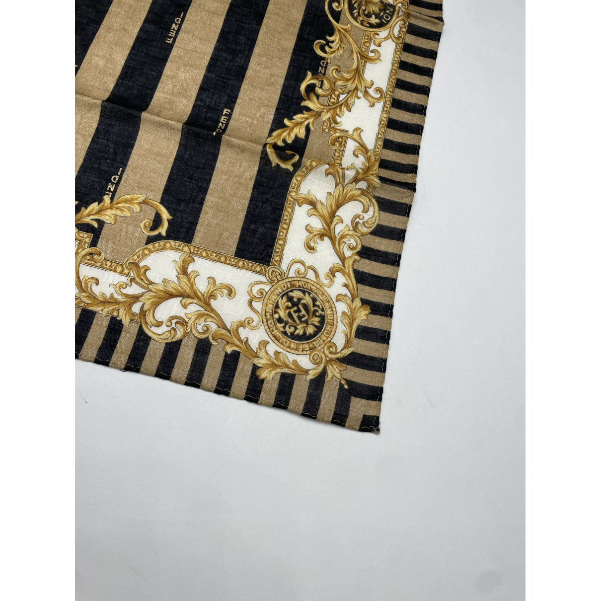 Fendi Brown Silk Scarf image 2